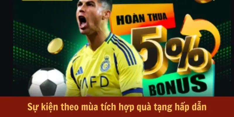 Sự kiện theo mùa tích hợp quà tặng hấp dẫn